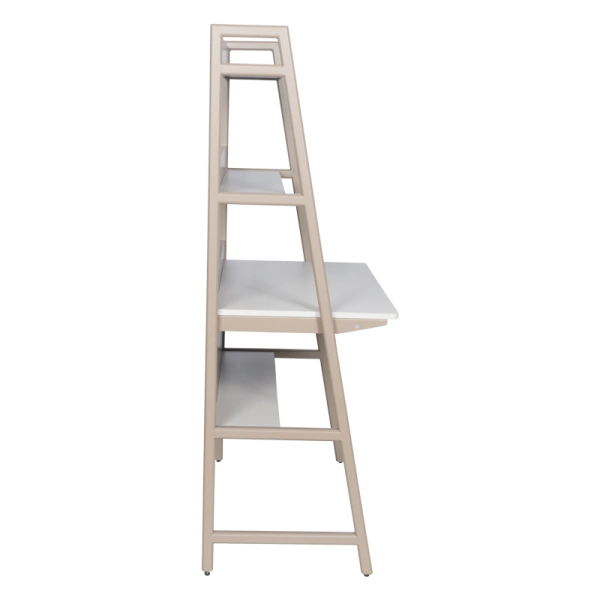 Desk with shelf LUCENA - cappuccino