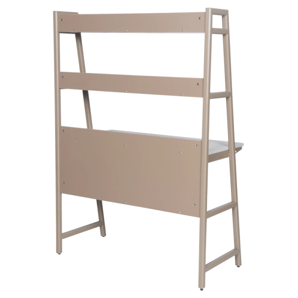 Desk with shelf LUCENA - cappuccino