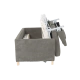 Sofa bed - three-seater FIZI 2 - brown E40