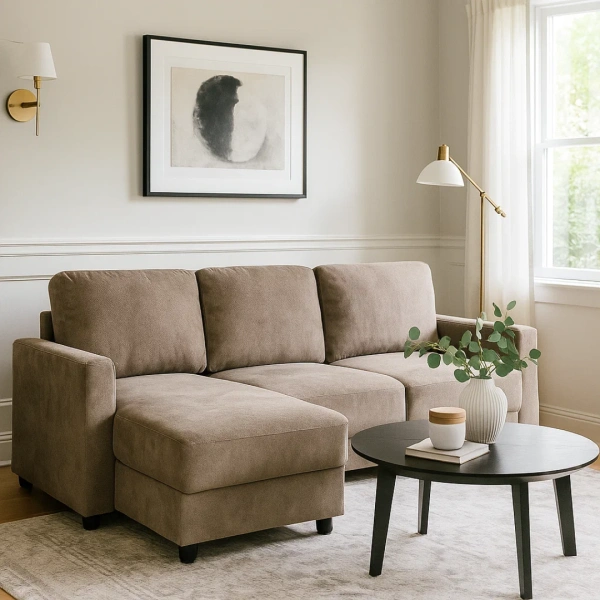 Corner sofa BUMBA - brown E40
