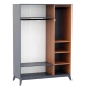 BREDA 3 DOORS WARDROBE - 2230