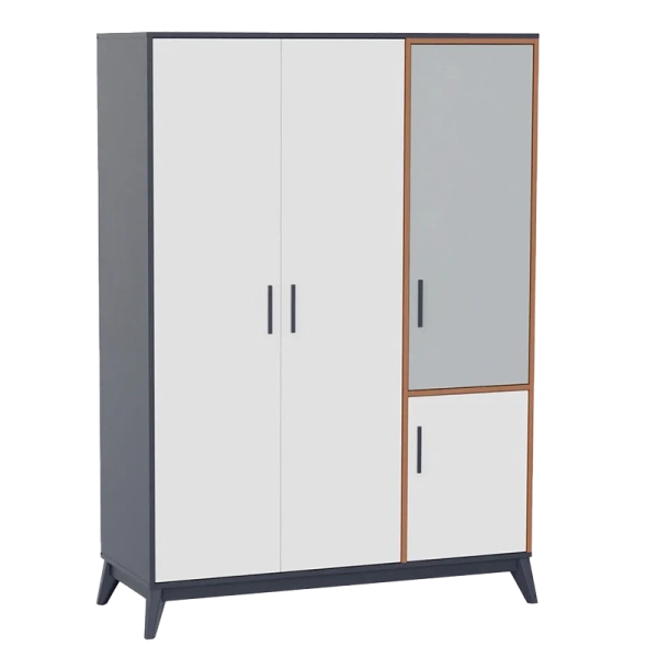 BREDA 3 DOORS WARDROBE - 2230