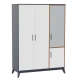 BREDA 3 DOORS WARDROBE - 2230