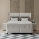 Boxspring bed DIANA 180 x 200 - pearl SY