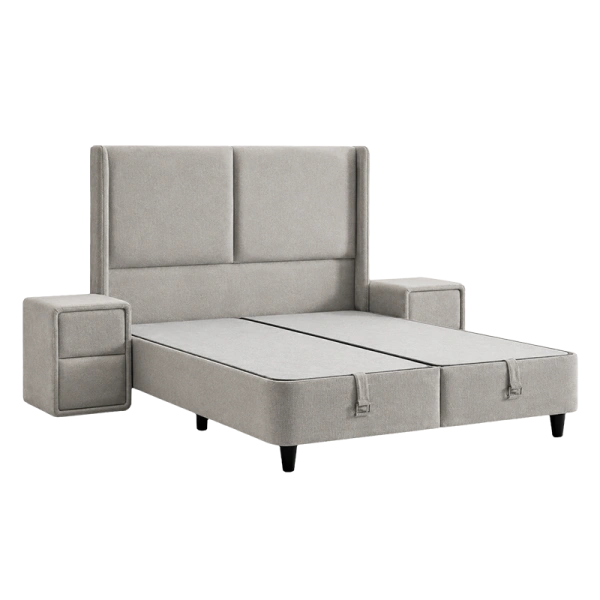 Boxspring bed DIANA 180 x 200 - pearl SY