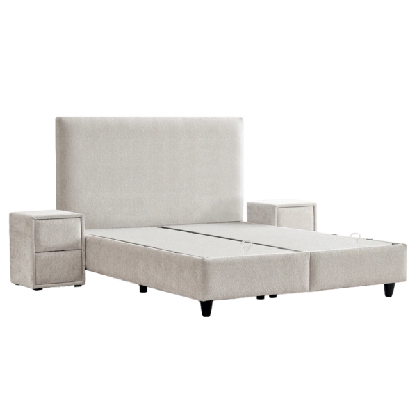 Boxspring bed COMO 180 x 200 - cream AN