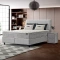 Boxspring bed COMO 180 x 200 - silver AN