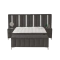Boxspring bed MOONLIGHT 180 x 200 - grey 190