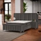 Boxspring bed MOONLIGHT 180 x 200 - grey 190
