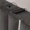 Boxspring bed MOONLIGHT 180 x 200 - grey 190