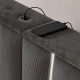 Boxspring bed MOONLIGHT 180 x 200 - grey 190