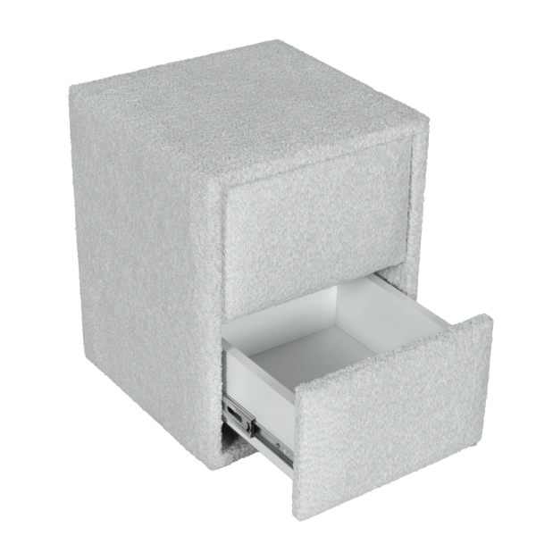 NIGHTSTAND COMO ANTHOLOGY SILVER (SILVER AN)