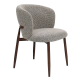 Dining Chair LETEN - Black - brown 170 WAL