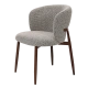 Dining Chair LETEN - Black - brown 170 WAL