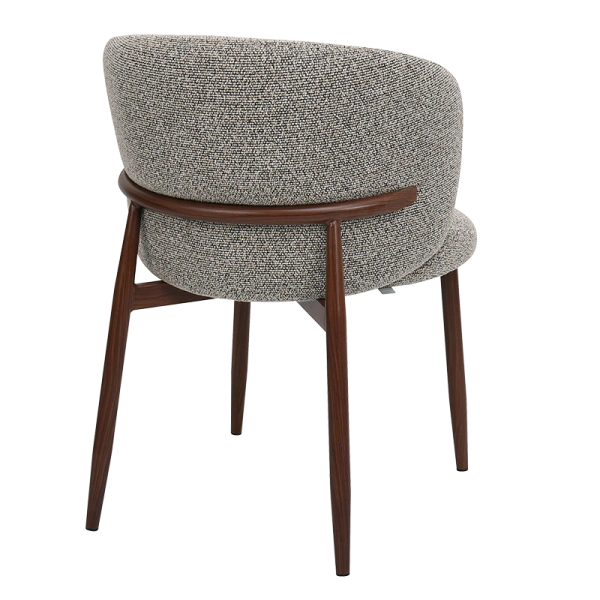 Dining Chair LETEN - Black - brown 170 WAL