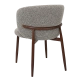 Dining Chair LETEN - Black - brown 170 WAL