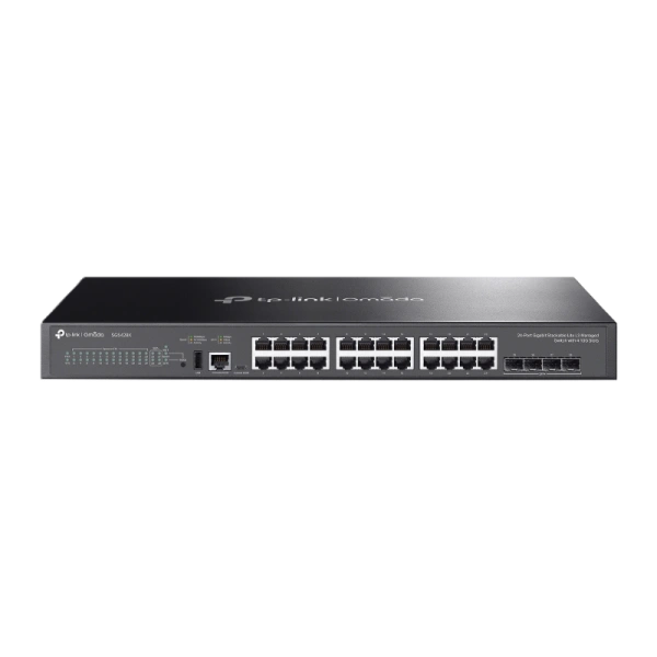 TP-LINK OMADA SG-5428X 24-Port Gigabit Stackable Lite L3 Managed Switch with 4× 10G Slots