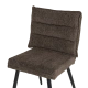 Трапезен стол IKSAN - тъмнокафяв R45