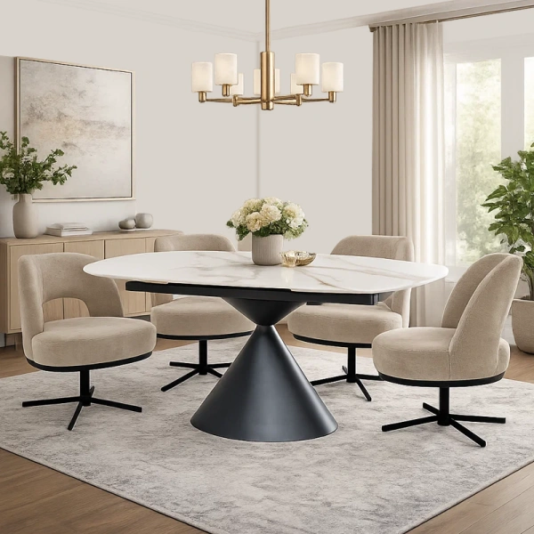 Dining chair POLVA - beige 171