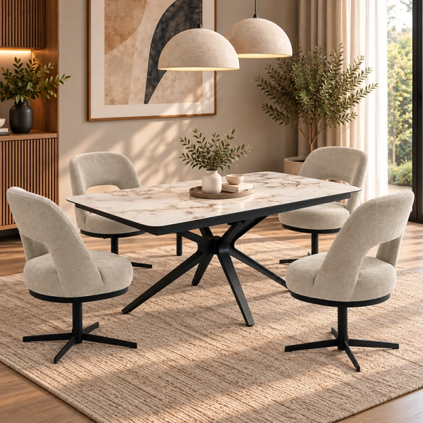 Dining chair TAPA - champaigne 170