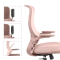 Ergonomic chair BAKU - light pink