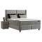 Boxspring bed DIANA 140 x 200 - grey 18