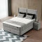 Boxspring bed DIANA 140 x 200 - grey 18