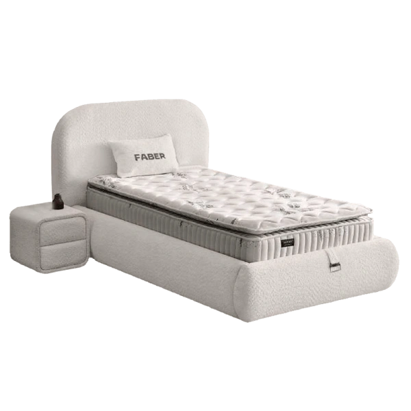 Boxspring bed FABER 90х200 - pearl SY