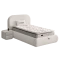 Boxspring bed FABER 90х200 - pearl SY