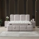 Boxspring bed ALLURE 160 x 200 - cream 020