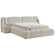 Тапицирана спалня с матрак BUMBY LUX 160 x 200 - перла SY