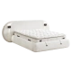 Boxspring bed Lumera 160 x 200 - champagne 318