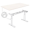 Table top for desk 140 x 80 x 2,5 cm - classic white
