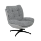 Sofa with stool CHAVES - grey
