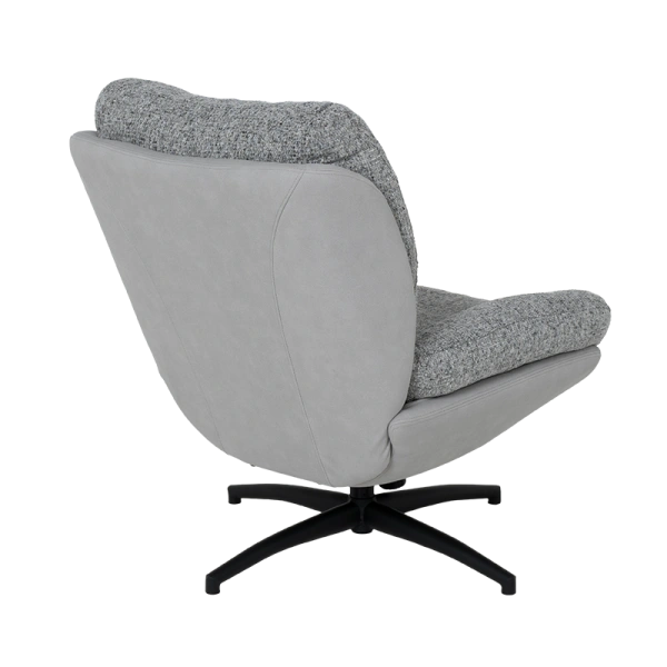 Sofa with stool CHAVES - grey