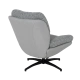Sofa with stool CHAVES - grey