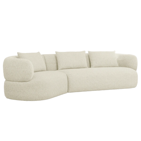 Corner sofa SKIEN - champaigne