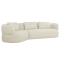 Corner sofa SKIEN - champaigne