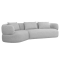 Corner sofa SKIEN - champaigne