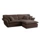 SOFA 3-SEATER MELLOW - COFFEE