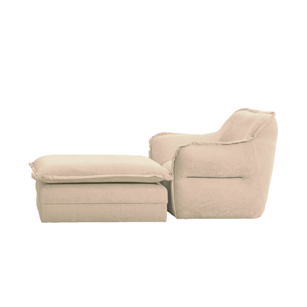 Armchair MELLOW - cream