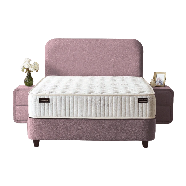 Boxspring bed COMO 120 x 200 - pink P