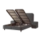 Boxspring bed COMO PRO 160 x 200 - antrhacite SY