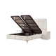 Boxspring bed LOUVRE 160 x 200 - ivory AN