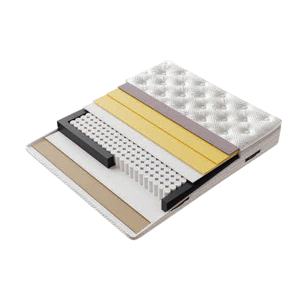 Bed with matress LONDON 160 x 200 - beige AN