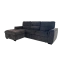 Corner sofa BENI left - graphite