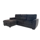 Corner sofa BENI left - graphite