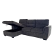 Corner sofa BENI left - graphite