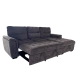 Corner sofa BENI right - graphite