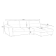 Corner sofa BENI right - graphite